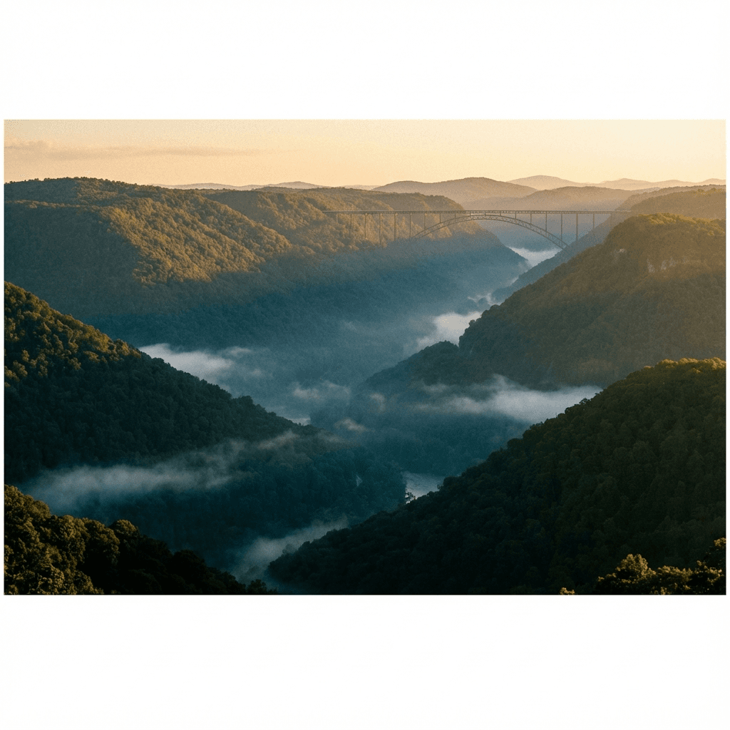 Appalachian Mountains at Sunset
